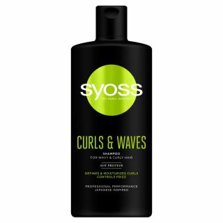 Schwarzkopf Syoss Curls Waves Szampon Do Włosów Podkreślający Loki 440ml