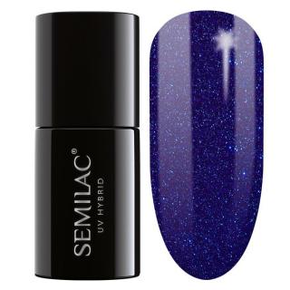 Semilac Lakier Hybrydowy 087 Glitter Indigo - 7 Ml