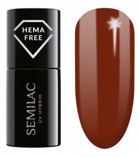 Semilac Lakier Hybrydowy 418 Red Hot Beach (Hema Free) 7ml