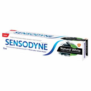 SENSODYNE Natural White Pasta do Zębów Wybielająca z Węglem Aktywnym 75 ml