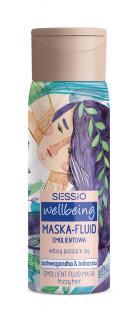 Sessio Wellbeing Maska Fluid Emolientowa do Włosów Ashwagandha Babassu 300ml