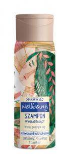 Sessio Wellbeing Szampon Wygładzający do Włosów Ashwagandha i Babassu 300ml