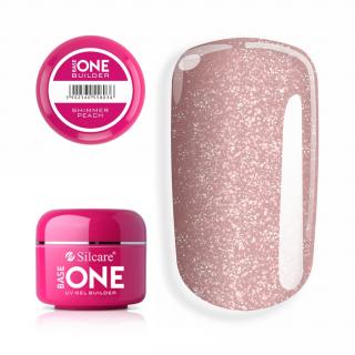 Silcare Base One UV Gel Żel Budujący Shimmer Peach 50g