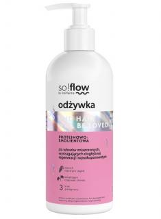 So!Flow Proteinowo-Emolientowa Odżywka do Włosów Zniszczonych Wymagających Regeneracji 300 ml