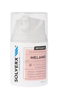 Solverx Dermopeel Dermomaska Melano Z Kompleksem Kwasów - Do Skóry Z Przebarwieniami 50ml