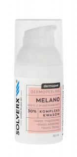 Solverx Dermopeel Dermopeeling Melano - Kompleks Kwasów 30% (Migdałowy,Jabłkowy,Fitowy) 30ml