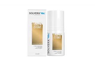 Solverx Face  Eyes Cream Beauty Gold Shine 30ml