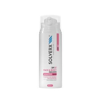 Solverx Sensitive Skin Emulsja Ochronna do Opalania do Twarzy i Ciała SPF50+ 150 ml