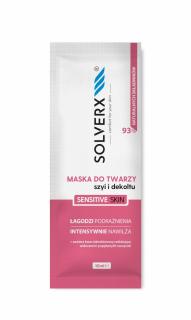 Solverx Sensitive Skin Maska Łagodząca Do Twarzy,Szyi I Dekoltu Do Cery Wrażliwej 10ml