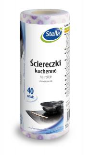 Stella Ściereczki Kuchenne Na Rolce - Uniwersalne 1op.-40szt