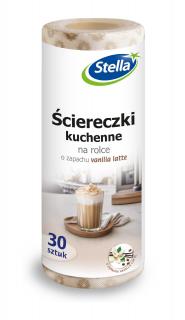 Stella Ściereczki Kuchenne Na Rolce Zapach Vanilla Latte 30szt.
