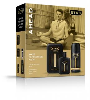 Str 8 Zestaw Prezentowy Ahead (Woda Toaletowa 50ml+Deo Spray 150ml)