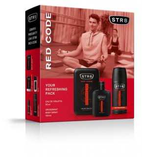 Str 8 Zestaw Prezentowy Red Code (Woda Toaletowa 50ml+Deo Spray 150ml)