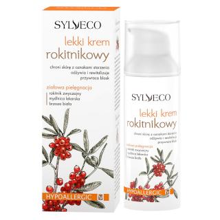 SYLVECO Lekki Krem Rokitnikowy Skóry Zmęczonej ze Zmarszczkami Szarej Ziemistej Pozbawionej Blasku Przesuszonej 50 ml