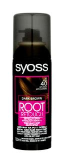 Syoss Root Retoucher Spray Maskujący Odrosty - Ciemny Brąz 120ml