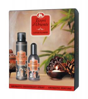 Tesori Oriente Zestaw Lotus Flower Woda Perfumowana 100 ml + Dezodorant 150 ml