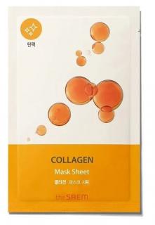 The Saem Bio Solution Maska Ujędrniająca W Płachcie - Collagen