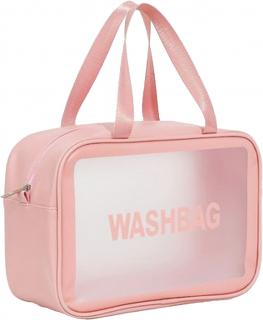 Top Choice Kosmetyczka Przezroczysta Washbag 99328 1szt Mix Kolorów