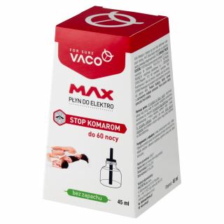 Vaco Max Płyn Do Elektro Stop Komarom (60 Nocy) - Bez Zapachu 45ml