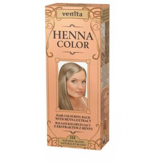 Venita Henna Color Balsam Koloryzujący do Włosów 111 Naturalny Blond 75 ml