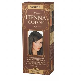 Venita Henna Color Balsam Koloryzujący do Włosów 113 Jasny Brąz 75 ml