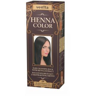 Venita Henna Color Balsam Koloryzujący do Włosów 19 Czarna Czekolada 75 ml