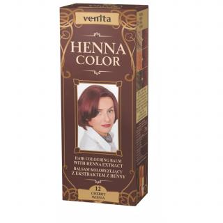 Venita Henna Color Balsam Koloryzujący z Ekstraktem z Henny 12 Wiśnia 75 ml