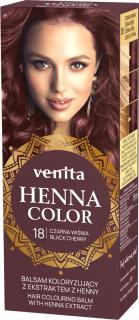 Venita Henna Color Balsam Nr 18 Czarna Wiśnia