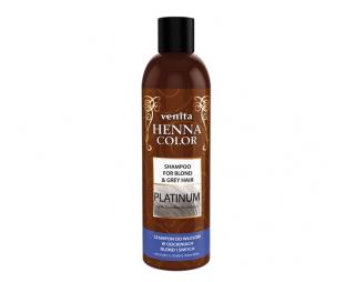 Venita Henna Color Szampon Do Włosów w Odcieniach Blond i Siwych - Platinum 250ml