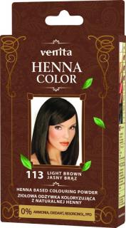 Venita Henna Color Ziołowa Odżywka Koloryzująca - 113 Jasny Brąz 1op.