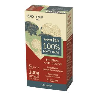 Venita Herbal Hair Color Ziołowa Farba do Włosów nr 6.46 Chna