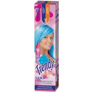 Venita Trendy Color 35 Lazurowy Błękit Pianka Koloryzująca do Włosów 75 ml