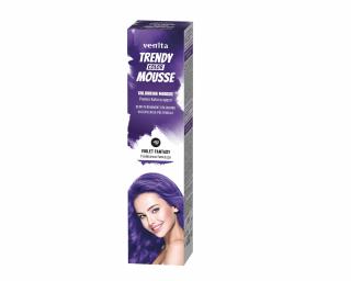 Venita Trendy Color Mousse Pianka Koloryzująca Do Włosów - 40 Violet Fantasy (Fioletowa Fantazja)  75ml
