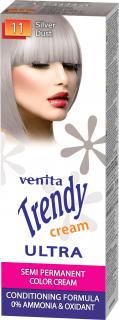 Venita Trendy Cream Toner do Włosów Nr 11 Srebrny Pył 75ml