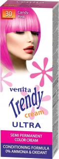 Venita Trendy Cream Toner do Włosów Nr 30 Słodki Róż 75ml