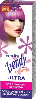 Venita Trendy Cream Toner do Włosów Nr 32 Intrygujący Róż 75ml