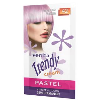 Venita Trendy Cream Ultra Krem do Koloryzacji Włosów 42 Lavender Dream 35g