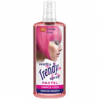 Venita Trendy Pastel Spray do Włosów 30 Candy Pink 200 ml
