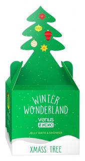 Venus Xoxo Zestaw Prezentowy Winter Wonderland Jelly Bath  Shower Xmas Tree