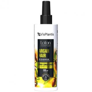 Vis Plantis Loton Argan Hair Odżywka w Sprayu Włosy Cienkie i Osłabione z Arganem 200 ml