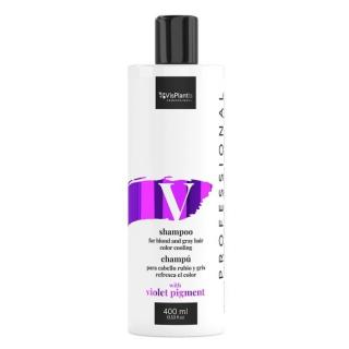 Vis Plantis Professional Szampon Do Włosów Blond I Siwych Ochładzający Kolor - Color Pigment 400ml