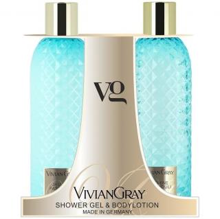 VIVIAN GRAY Gemstone Jaśmin Zestaw Żel pod Prysznic 300 ml + Krem do Ciała 300 ml