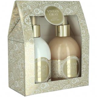 VIVIAN GRAY Zestaw Prezentowy Mydło i Balsam do Rąk Vanilla  Patchouli 2 x 250ml