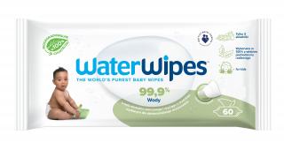 Water Wipes Bio Chusteczki Nawilżane Dla Niemowląt Soapberry 99.9% Wody - Biodegradowalne 1op.-60szt