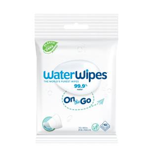 Water Wipes Bio Chusteczki Nawilżane Odświeżające On The Go 99.9% Wody - 1op.-10szt