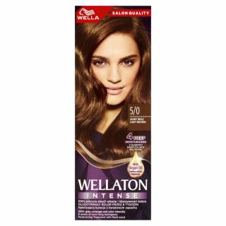 Wella Wellaton Intense Krem Intensywnie Koloryzujący Nr 5/0 Jasny Brąz - 1op.