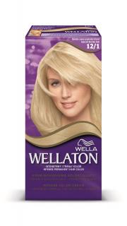 Wella Wellaton Krem Intensywnie Koloryzujący Nr 12/1 Bardzo Jasny Popielaty Blond 1op.