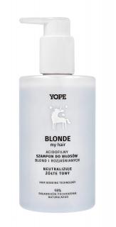 Yope Blonde My Hair Acidofilny Szampon do Włosów Blond i Rozjaśnianych - Neutralizuje Żółte Tony 300ml
