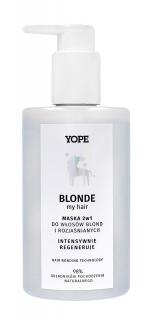 Yope Blonde My Hair Maska 2w1 do Włosów Blond i Rozjaśnianych - Intesywna Regeneracja 300ml