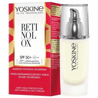 Yoskine Retinolox Przeciwzmarszczkowy Krem Silnie Ochronny SPF 50+ 30ml